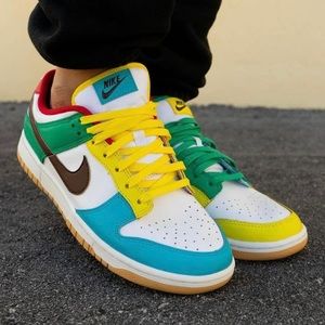 Nike • Dunk Low Free 99 White GS Sneakers